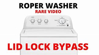 Image result for Roper Washer Lid Switch Bypass