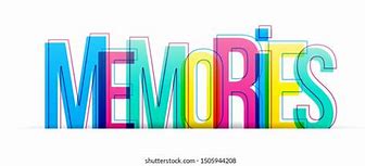 Image result for Memories in Bubble Writing