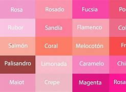 Image result for Diferentes Tonos De Rosa