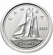 Image result for Dime Canadian Coin