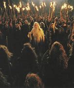 Image result for Saruman and the Wild Men