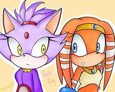 Image result for Sonic Forces Tikal vs Blaze