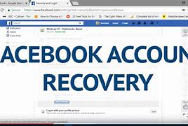 Image result for Facebook Log in and Password Recovery
