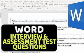 Image result for Microsoft Word Assessment