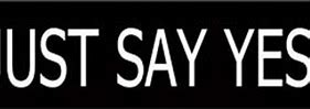 Image result for Just Say Yes Logo