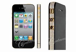 Image result for Black and Gold iPhone 4