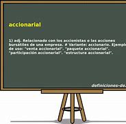 Image result for accionarial