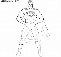 Image result for Simple Superman Drawing