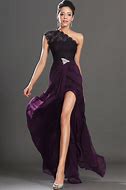 Image result for Purple Dress Black Heels
