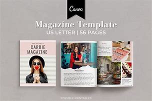 Image result for Magazine Cover Template Canva