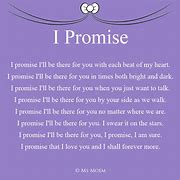 Image result for Promise Poems Commitment