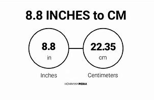 Image result for How Long Is 8 Inches in Cm