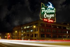 Image result for White Stag Sign Portland