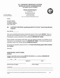 Image result for Contract Renewal Letter Sample