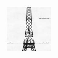 Image result for Eiffel Tower Blueprint