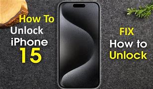 Image result for How to Unlock a iPhone 15