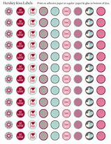 Image result for Hershey Kisses Labels Template