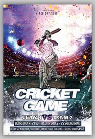 Image result for Cricket Tournament Flyer
