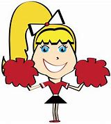 Image result for Red Cheerleader Clip Art