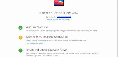 Image result for Check AppleCare Warranty Status