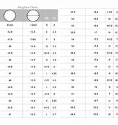 Image result for 8Mm Ring Size Chart