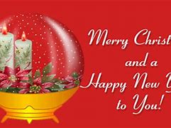 Image result for Merry Christmas Happy New Year 2018