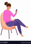 Image result for Sitting and Scrolling Phone