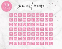 Image result for Pink iPhone Icons