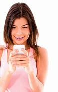Image result for Texting On Phone Stock Image
