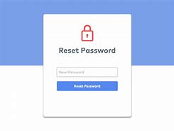 Image result for Reset Password From Interface Screen