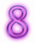 Image result for Neon Number 8