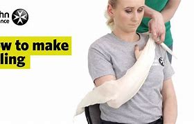 Image result for First Aid Arm Sling