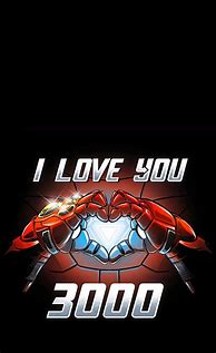 Image result for Tony Stark Love You 3000