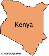 Image result for Kenya Country On the Map Highlighted