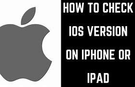 Image result for How to Find iPad iOS Version