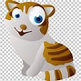 Image result for Striped Cat Cartoon