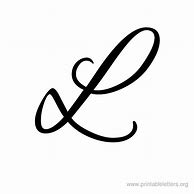 Image result for Letter L in Cursive Bubble Writing
