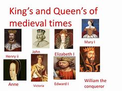 Image result for King and Queen of the Medieval Times