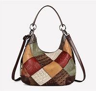 Image result for Leather Hobo Bag Purse Lunch Box Shape