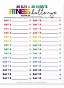 Image result for 30-Day Challenge Template Layout