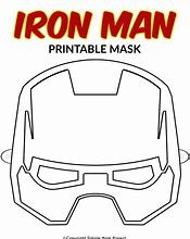 Image result for Iron Man Face Mask Template