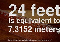 Image result for How Far Is Seven Meters Comapred