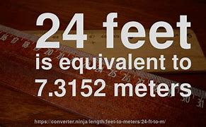 Image result for 4.5 Meters to Feet