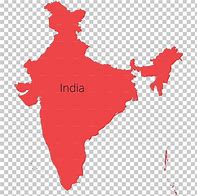 Image result for India Map Red