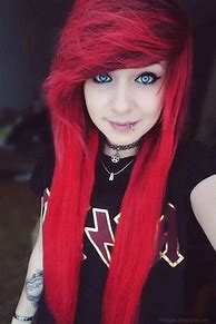 Image result for Long Emo Hairstyles for Girls