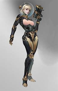 Image result for Female Character Concept Art Robot
