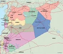 Image result for Syria Political Map