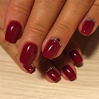 Image result for Dark Red Nail Designs