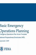 Image result for Emergency Operations Plan