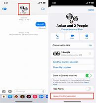 Image result for How to Leave Group Text iPhone